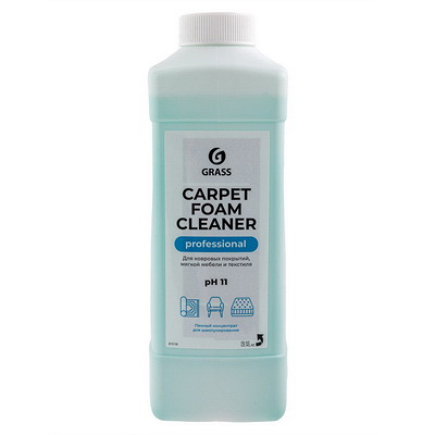 Купить средство чистящее для ковров 1 л carpet foam cleaner канистра "grass" в Москве