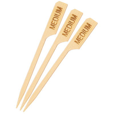 Купить шпажка- маркер для обозначения блюд h90 мм 250 шт/уп medium для стейка бамбук "papstar" (артикул производителя 84872) в Москве