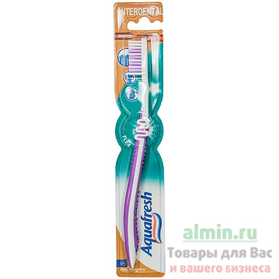 Купить зубная щетка aquafresh 1 шт/уп interdental flex средняя жесткость 1/12/72 в Москве