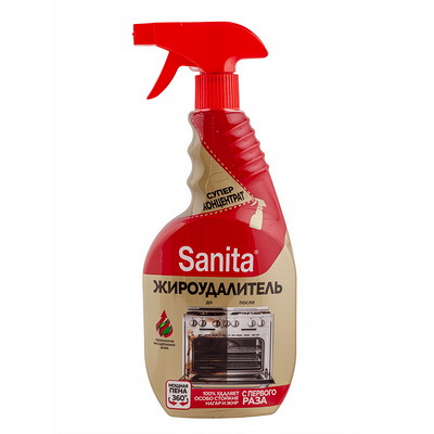 Купить средство чистящее для удаления жира и нагара (жироудалитель) 500 мл gold курок "sanita" в Москве