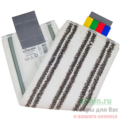 Купить насадка - моп (mop) для швабры ш 400 мм плоская с ушками ультраспид микролайт vileda 1/20 (артикул производителя 524829) в Москве