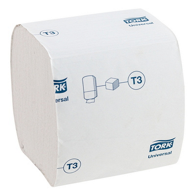 Купить бумага туалетная листовая 1-сл 110х95 мм 250 лист/уп т3 белая "tork" 1/40, 1 шт. (артикул производителя 114272) в Москве