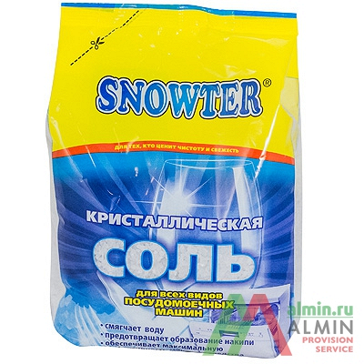 Купить соль 1.5кг для посудомоечных машин snowter пакет ацнт 1/4 в Москве