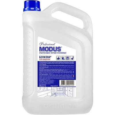Отбеливатель жидкий 5 л БЕЛИЗНА ACTIVE гель-концентрат ХЛОР канистра "Modus" Купить отбеливатель жидкий 5 л белизна active гель-концентрат хлор канистра "modus" в Москве