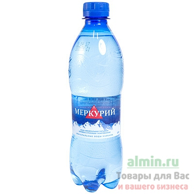 Купить вода минеральная 0.5л меркурий газированная 1/12, 12 шт./упак в Москве