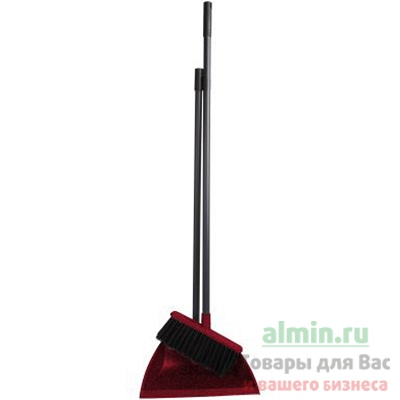 Купить щетка+совок ленивка щетка со средним ворсом с длинной рукояткой plastic republic 1/46 в Москве