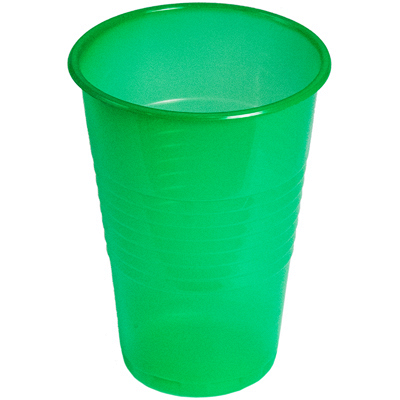 Купить стакан пластиковый 200мл d70 мм pp зеленый интеко 1/200/4000, 200 шт./упак в Москве