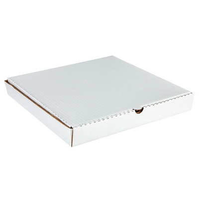 Купить коробка для пиццы 250х250х45 мм квадратная белая картон "nn" 1/50, 50 шт./упак в Москве