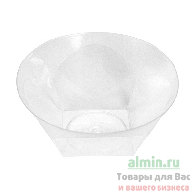 Купить салатник 200мл цветок пластик прозрачный kpn 1/12/540, 12 шт./упак в Москве