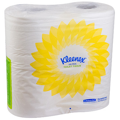 Купить бумага туалетная 2-сл 4 рул/уп kleenex ultra белая kimberly-clark 1/10 (артикул производителя 8475) в Москве