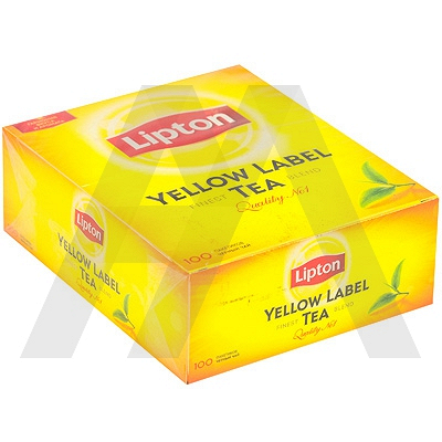 Купить чай черный пакетированный 100 шт/уп lipton unilever 1/12 в Москве