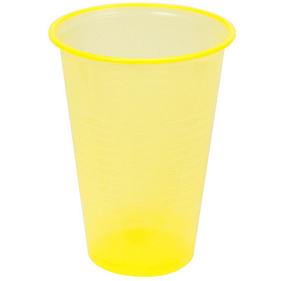 Купить стакан пластиковый 200мл d70 мм pp желтый ипк 1/100/3000, 100 шт./упак в Москве