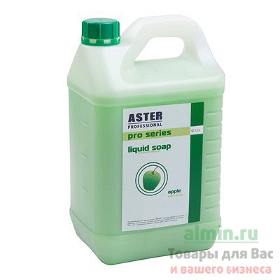 Купить мыло жидкое 5л перламутровое зеленое яблоко aster канистра aster 1/3 в Москве