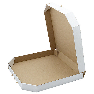 Коробка для пиццы 325х325х40 мм 10 шт/уп квадратная БЕЛАЯ КАРТОННАЯ "NN" 1/1, 1 шт./упак