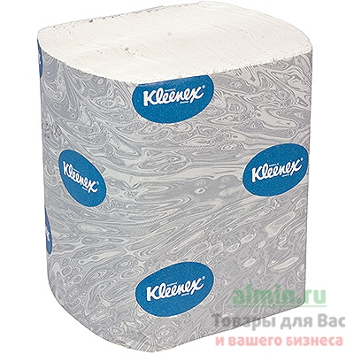 Купить бумага туалетная листовая 2-сл 200 лист/уп дхш 186х125 мм kleenex белая kimberly-clark 1/36 (артикул производителя 8409) в Москве