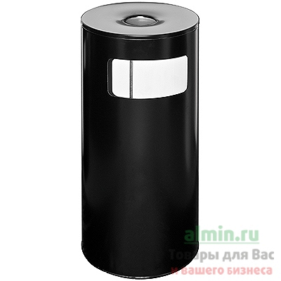 Купить урна-пепельница н718хd300 мм с черной пепельницей металл черная tn 1/1 в Москве