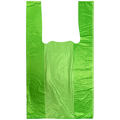 Купить пакет майка 240х440 мм суперпрочный 20 мкм зеленый без аромата пнд "nn", 80 шт./упак в Москве