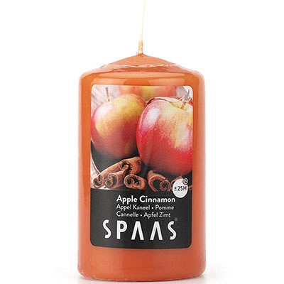 Купить свеча столбик н150хd80 мм арома яблоко с корицей spaas 1/6 в Москве