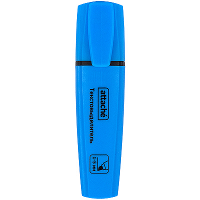Маркер 1-5мм для выделения текста СИНИЙ Купить маркер 1-5мм для выделения текста синий в Москве