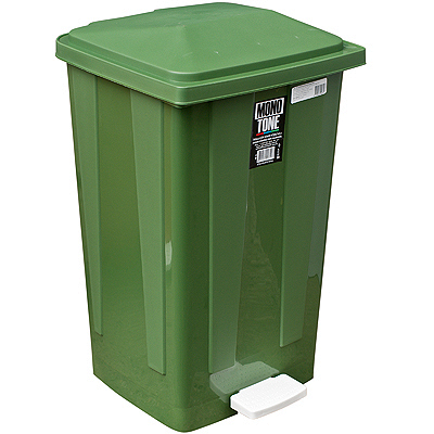 Купить контейнер мусорный прямоугольный 48л дхшхв 420х375х630 мм уценка! (без крышки и педали) пластик зеленый bora в Москве
