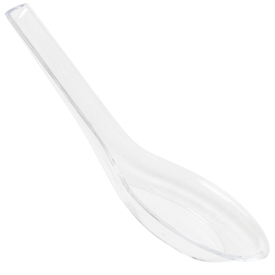 Купить ложка японская h120 мм 20 шт для мисо супа прозрачный ps "pokrov plast", 20 шт./упак в Москве