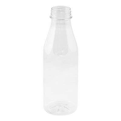 Купить бутылка с широким горлом 0,5 л для молочных и кисломолочных напитков с крышкой капля прозрачная пэт пакет пэ "мп", 120 шт./упак в Москве