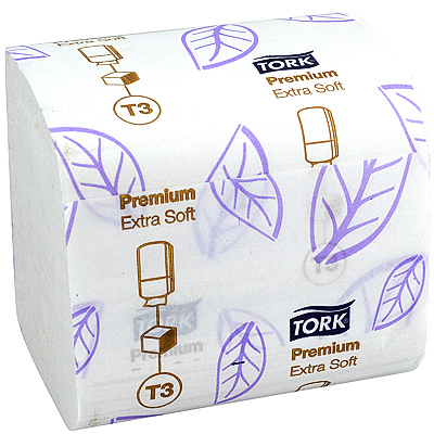 Купить бумага туалетная листовая 2-сл 252 лист/уп дхш 190х110 мм tork t3 premium белая sca 1/30 в Москве