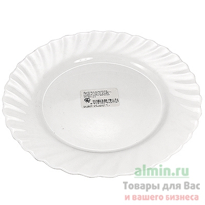 Купить тарелка мелкая d275 мм trianon белая arc 1/6/36 в Москве
