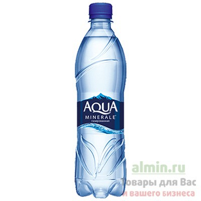 Купить вода питьевая 0.6л aqua minerale газированная пепсико холдингс 1/12, 12 шт./упак в Москве