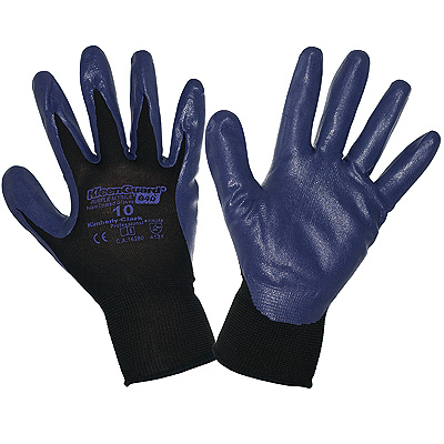 Купить перчатки рабочие с нитриловым покрытием размер 9 g40 синие kimberly-clark 1/12/60 (артикул производителя 40227) в Москве