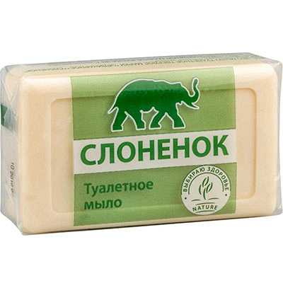 Купить мыло туалетное 90г 1 шт/уп ординарное слонёнок аист 1/96 в Москве