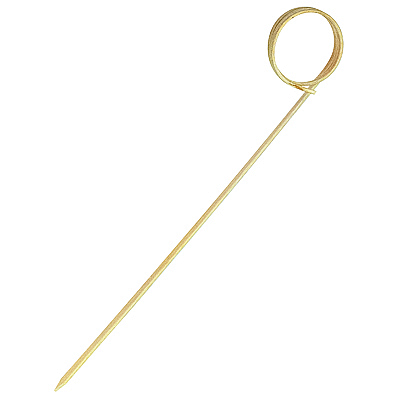 Купить шпажка для канапе h120 мм 100 шт/уп завиток бамбук пакет пэ "nn" в Москве