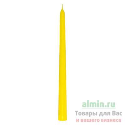 Купить свеча коническая н240 мм 60 шт/уп желтая 1/1 в Москве