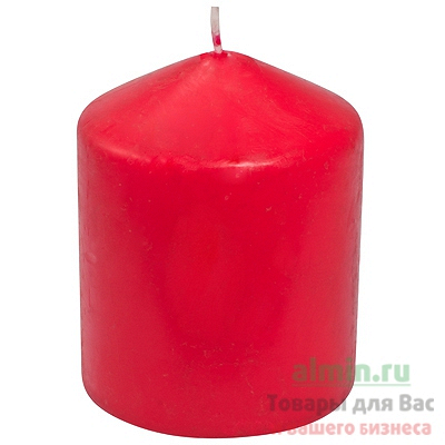 Купить свеча столбик н100хd80 мм красная papstar 1/6 (артикул производителя 13890) в Москве