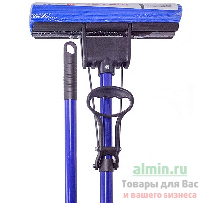 Купить швабра для пола ш 270 мм с насадкой пва с отжимом с телескоп рукояткой bora 1/12 в Москве