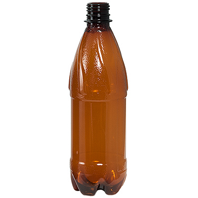 Купить бутылка с узким горлом pco 0,5 л б/крышки фигурная коричневый пэт пакет пэ "nn", 100 шт./упак в Москве