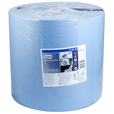 Купить материал протирочный бумажный 2-сл 510 м в рулоне н370хd390 мм tork синий sca 1/1, 1 шт. (артикул производителя 130050) в Москве