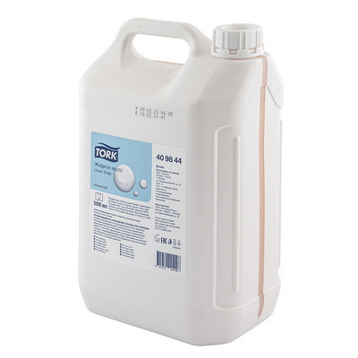 Купить крем-мыло жидкое 5 л advanced белое свежесть канистра "tellus" (артикул производителя 409844) в Москве