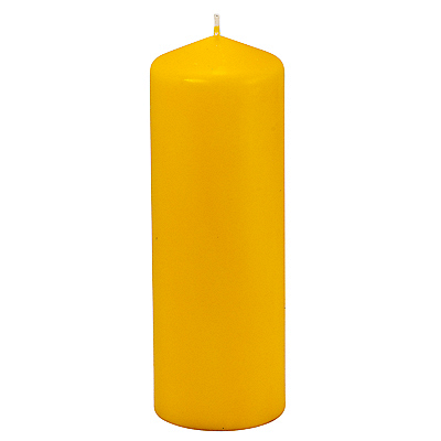 Купить свеча столбик н200хd70 мм желтая papstar 1/6 (артикул производителя 13088) в Москве