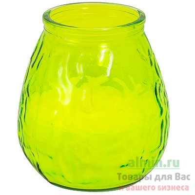 Купить свеча н105 мм в стеклянном горшочке цвет в ассортименте papstar 1/12 (артикул производителя 81419) в Москве