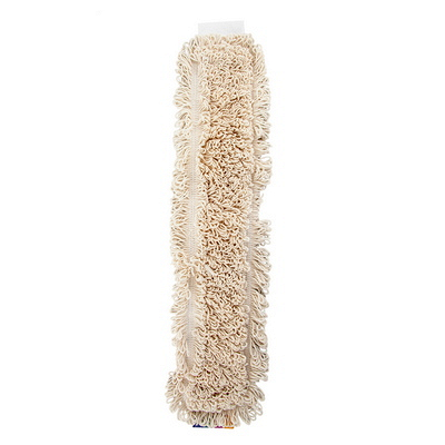 Купить насадка - моп (mop) для швабры 600х110 мм дастмоп плоская с карманами белая хлопок "a-vm" в Москве