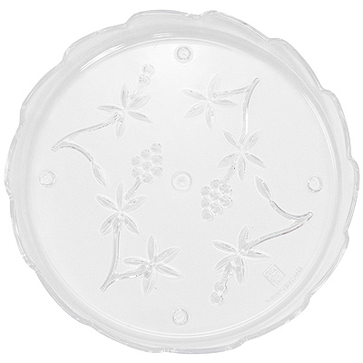Купить поднос сервировочный d190 мм лоза круглый пластик прозрачный kpn 1/120 в Москве
