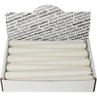 Свеча коническая h250d22 мм 30 шт 9часов горения БЕЛАЯ БЕЗ ЗАПАХА коробка "ALMIN" Купить свеча коническая h250d22 мм 30 шт 9часов горения белая без запаха коробка "almin" в Москве