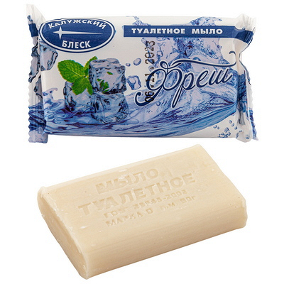 Купить мыло туалетное 90 г 1 шт калужский блеск фреш "гарант" в Москве