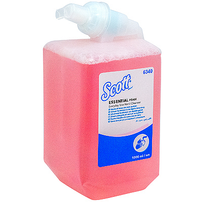Мыло-пенка 1 л SCOTT РОЗОВЫЙ картридж для диспенсера "KIMBERLY-CLARK" (артикул производителя 6340) Купить мыло-пенка 1 л scott розовый картридж для диспенсера "kimberly-clark" (артикул производителя 6340) в Москве
