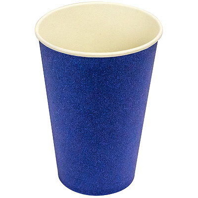 Купить стакан бумажный 200мл d70 мм 1-сл для горячих напитков синий papstar 1/20/300 (артикул производителя 14753), 20 шт./упак в Москве