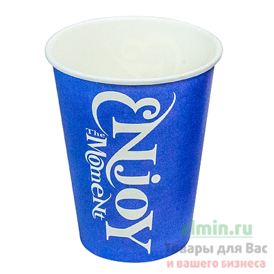 Купить стакан бумажный 400мл d90 мм 1-сл для горячих напитков enjoy pps 1/50/1000, 50 шт./упак в Москве