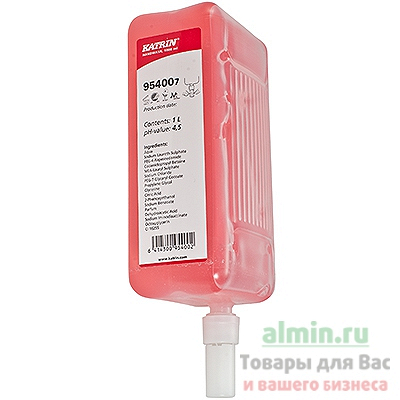 Купить мыло жидкое 1л розовое katrin картридж для диспенсера mt 1/6 в Москве