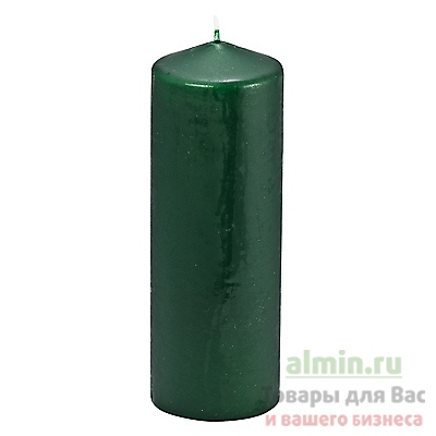Купить свеча столбик н200хd70 мм зеленая papstar 1/6 (артикул производителя 13087) в Москве