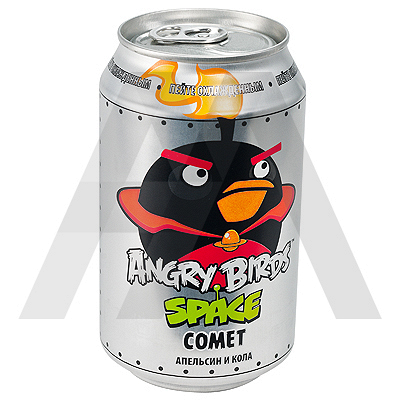Напиток безалкогольный газированный 0.33л ANGRY BIRDS SPACE COMET ж/банка АПЕЛЬСИН И КОЛА ROVIO 1/24, 24 шт./упак Купить напиток безалкогольный газированный 0.33л angry birds space comet ж/банка апельсин и кола rovio 1/24, 24 шт./упак в Москве